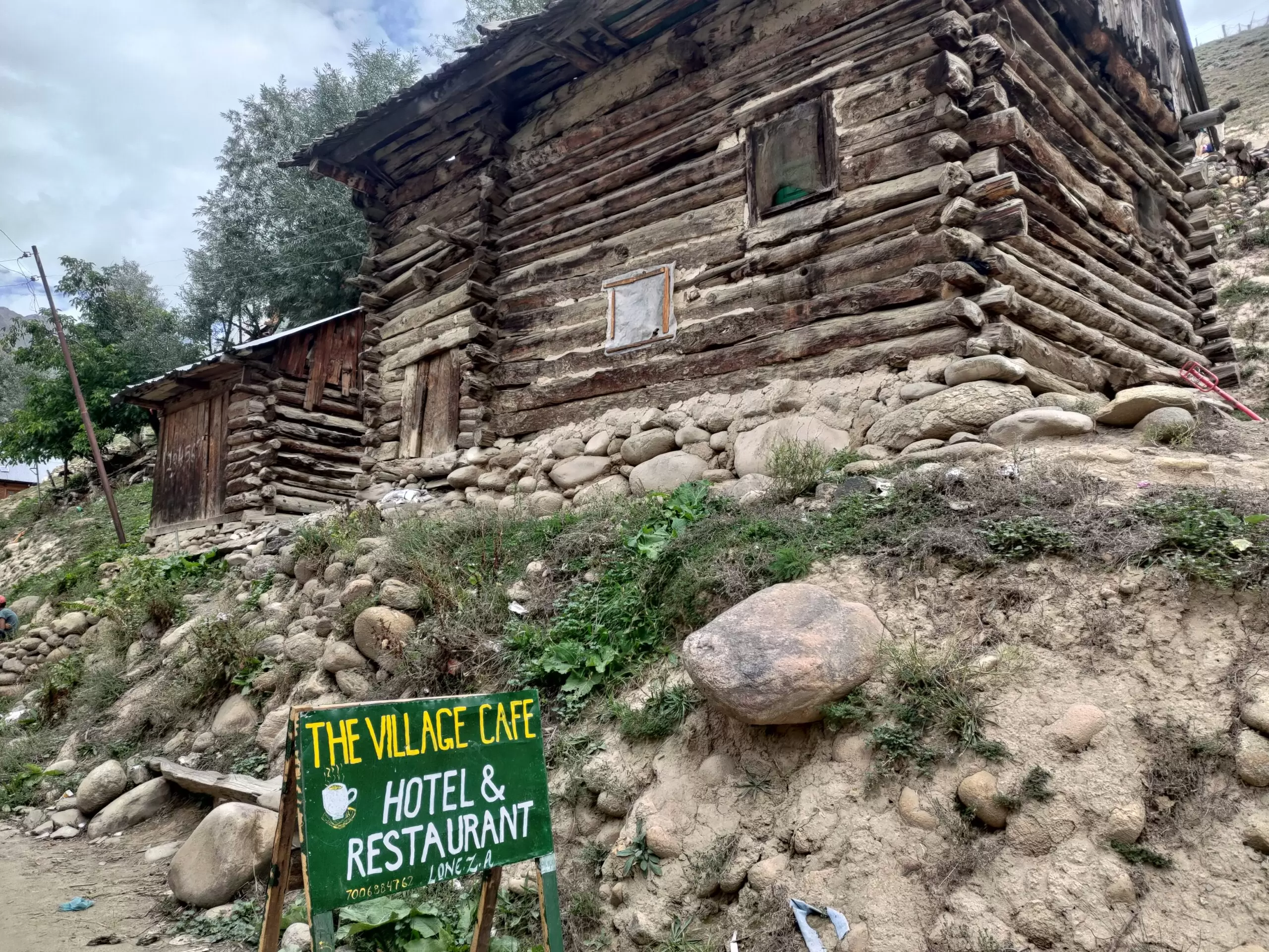 The village cafe Gurez Valley Kashmir