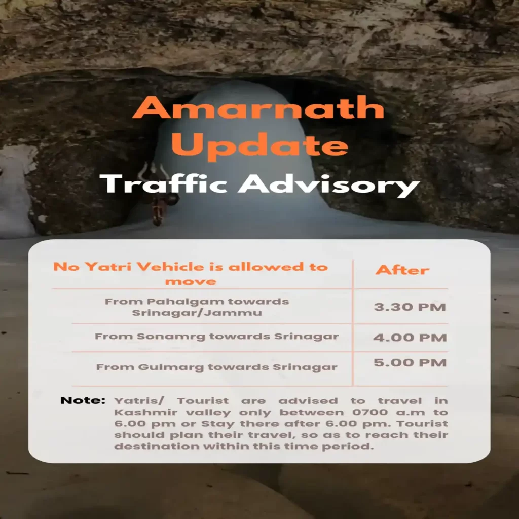 Amarnath Yatra Traffic advisory (2)