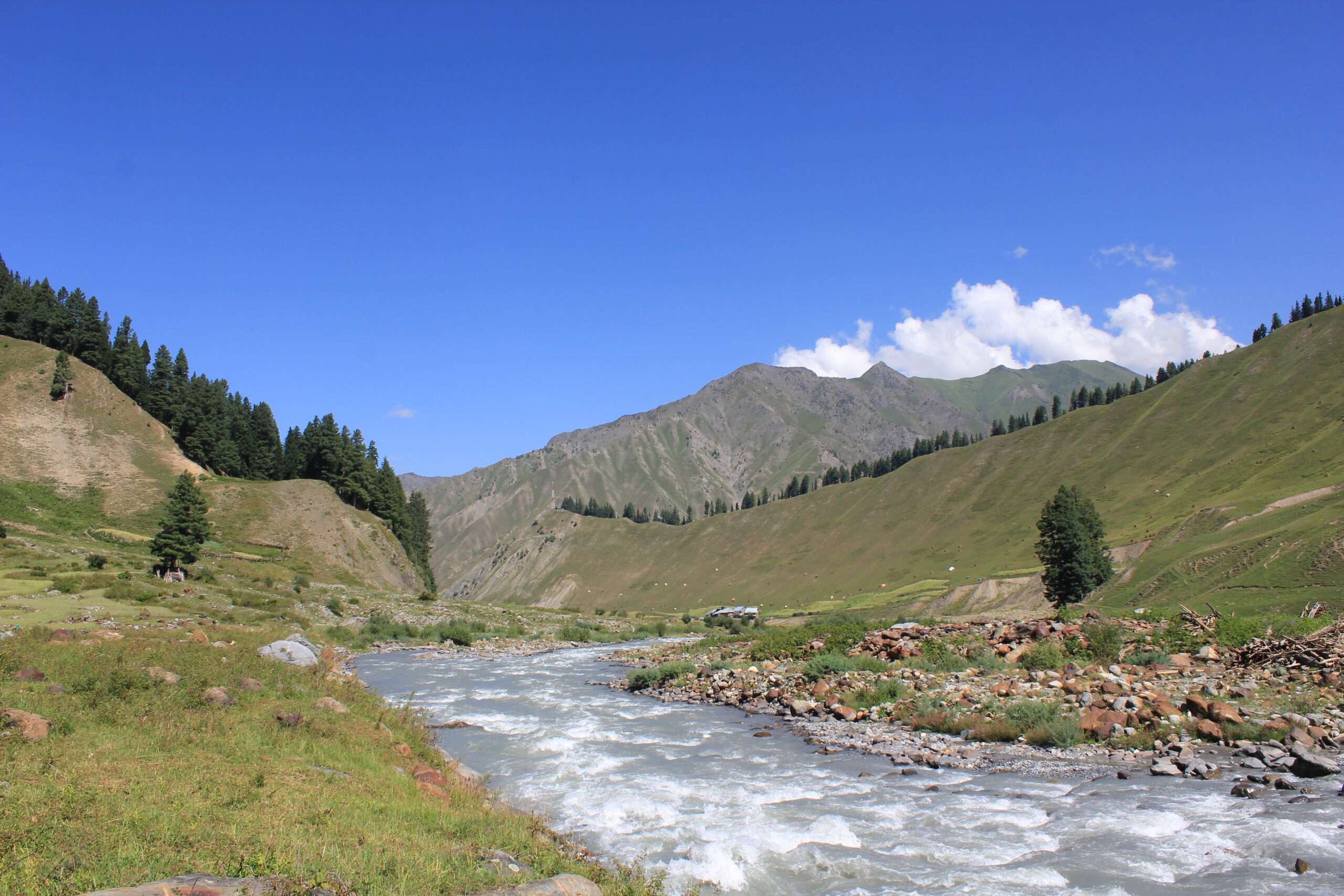 A beautiful view of Gurez valley Kashmir
