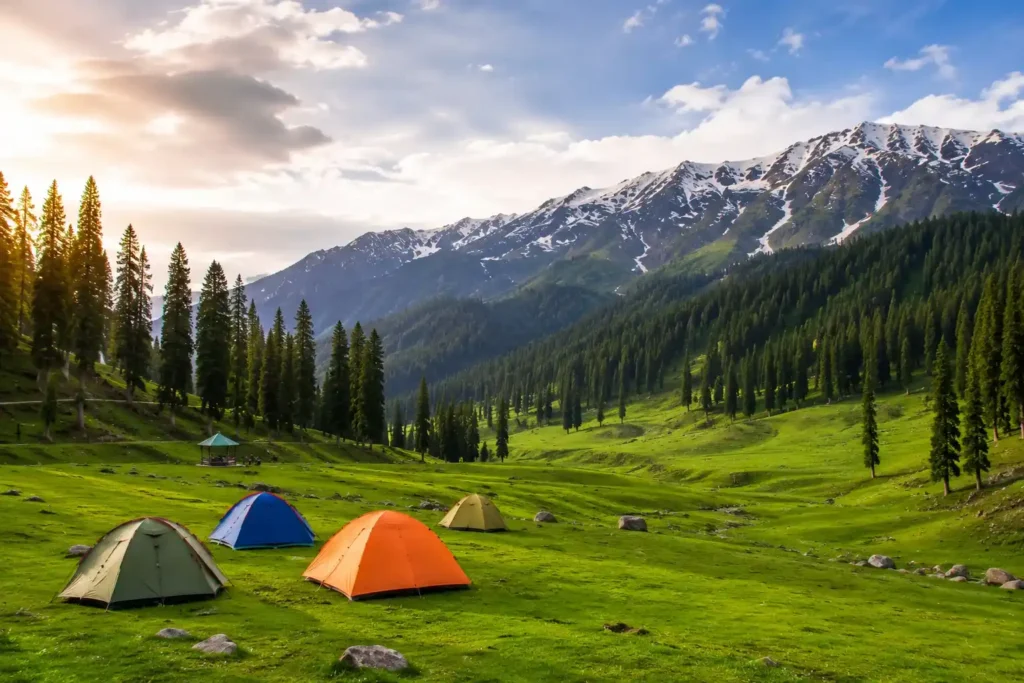 Camping in Doodhpathri Kashmir