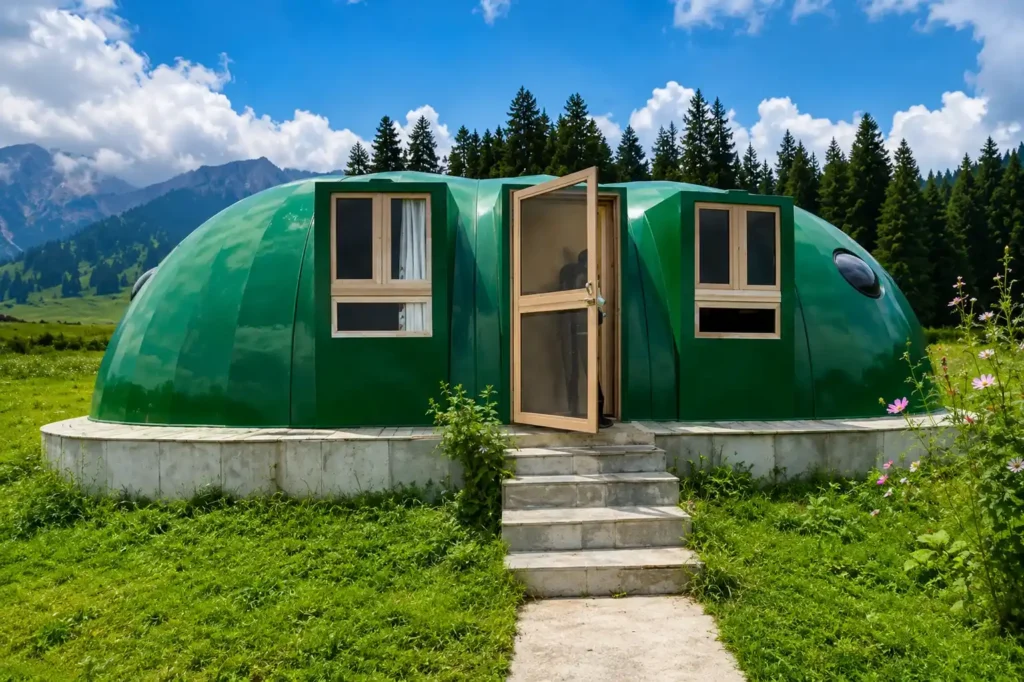 Igloo shaped Huts in Doodhpathri