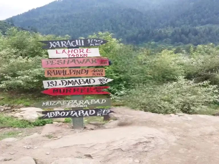 Keran valley post office view in 2023