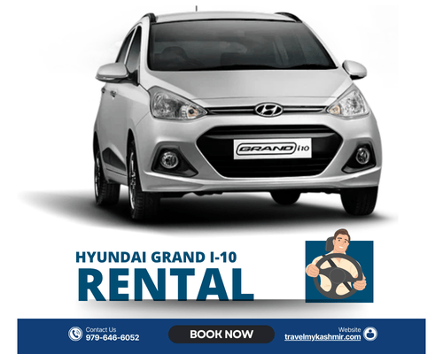 Hyundai i10 self drive car rental srinagar Kashmir