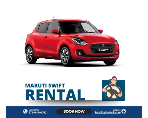 Maruti swift car rental srinagar kashmir