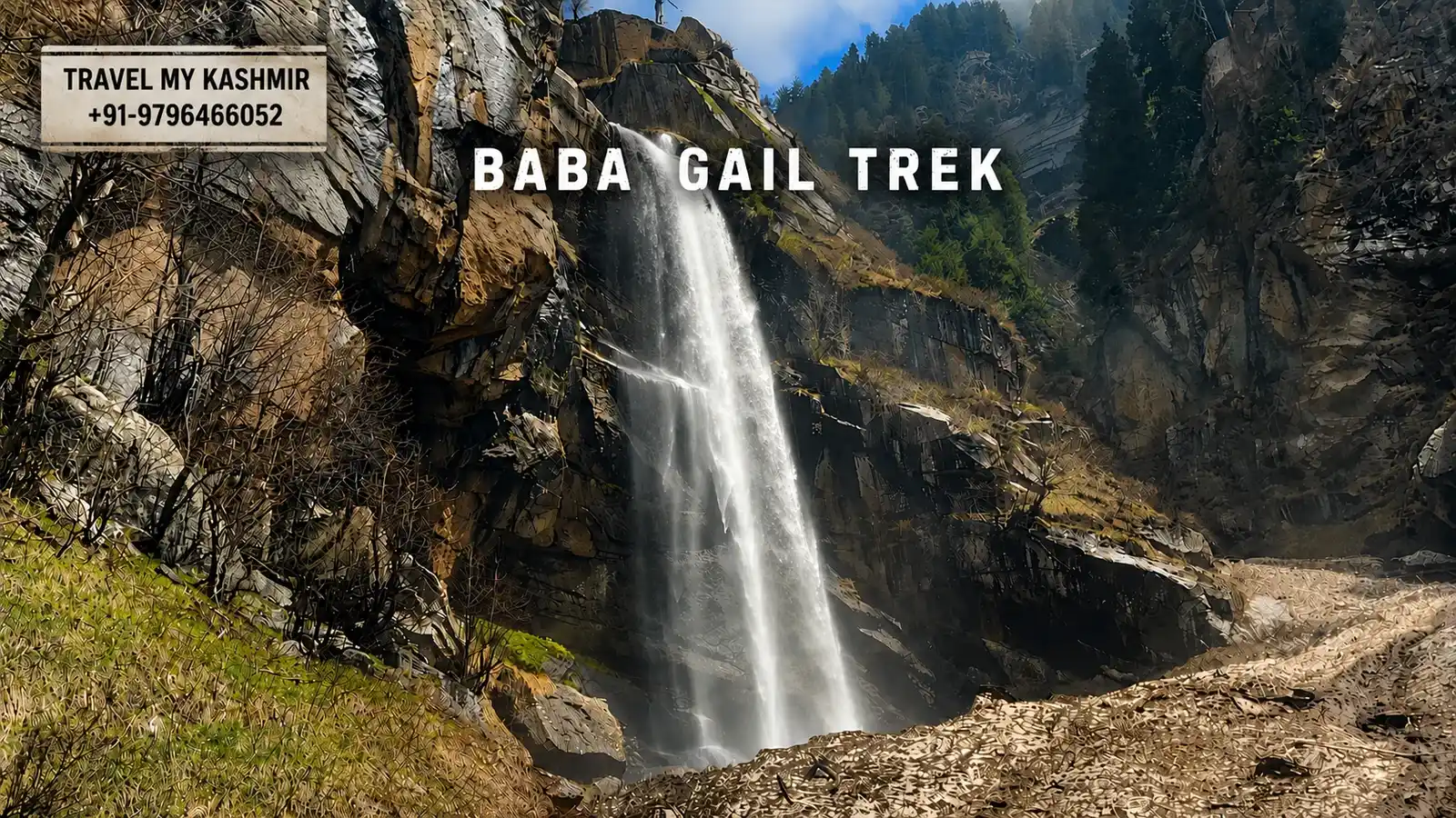 Baba Gail Trek In Baramulla (Baba gali waterfall)