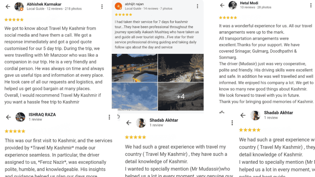 Travel My Kashmir reviews