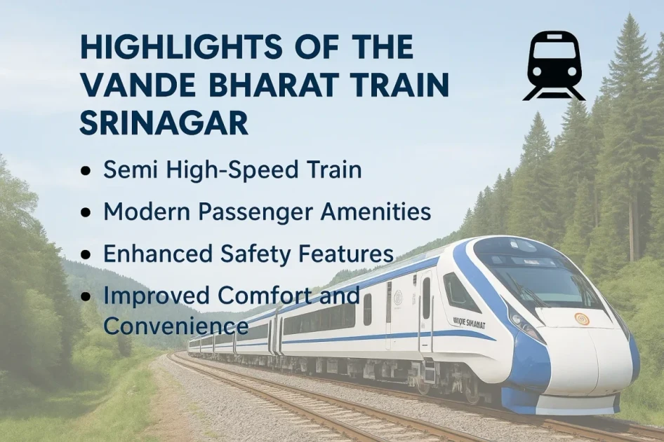 Vande Bharat Train Srinagar highlights