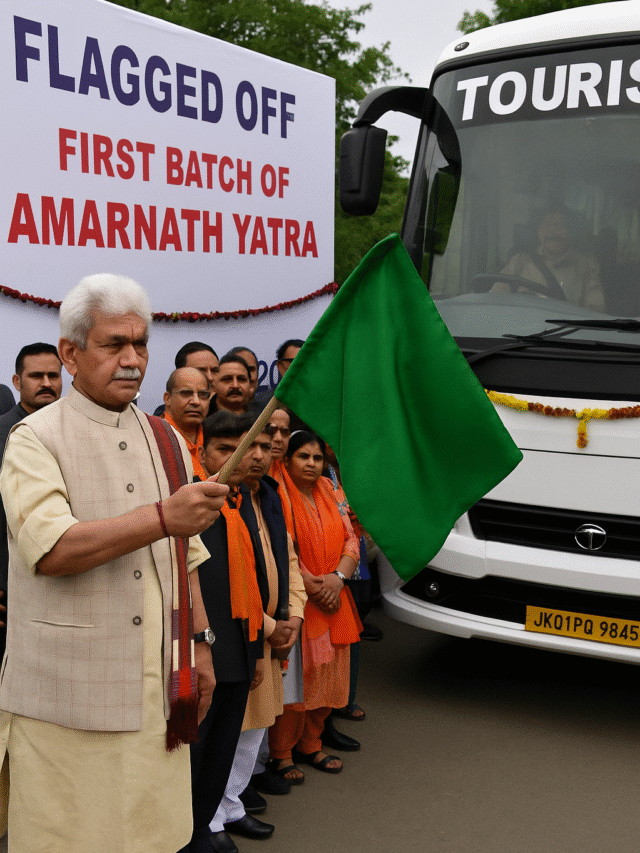 First Batch of Amarnath Yatra 2025 Reaches Kashmir