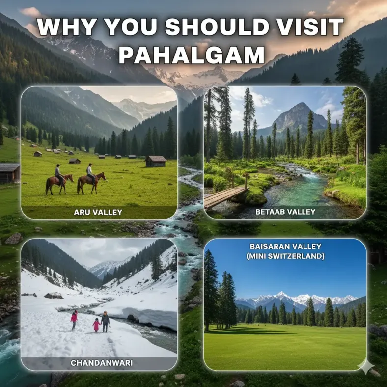 Why you visit Pahalgam- Travel My Kashmir