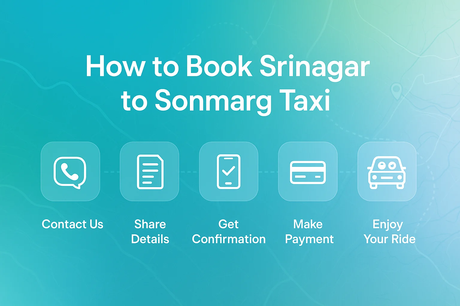 How to book Srinagar to Sonmarg taxi service