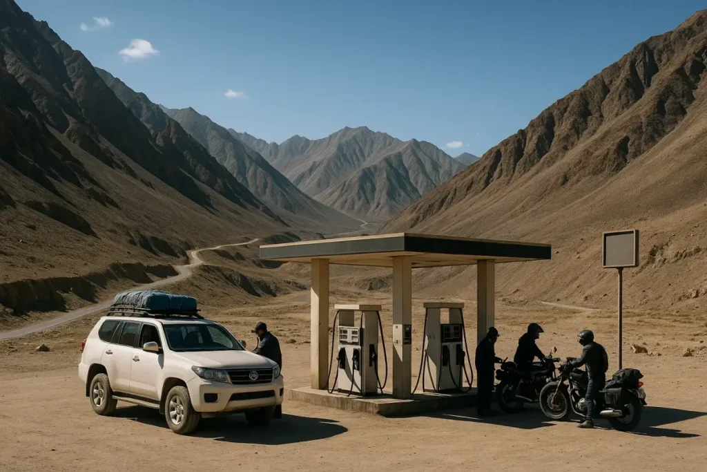 Petrol+Pumps+on+Srinagar-+Leh+Highway