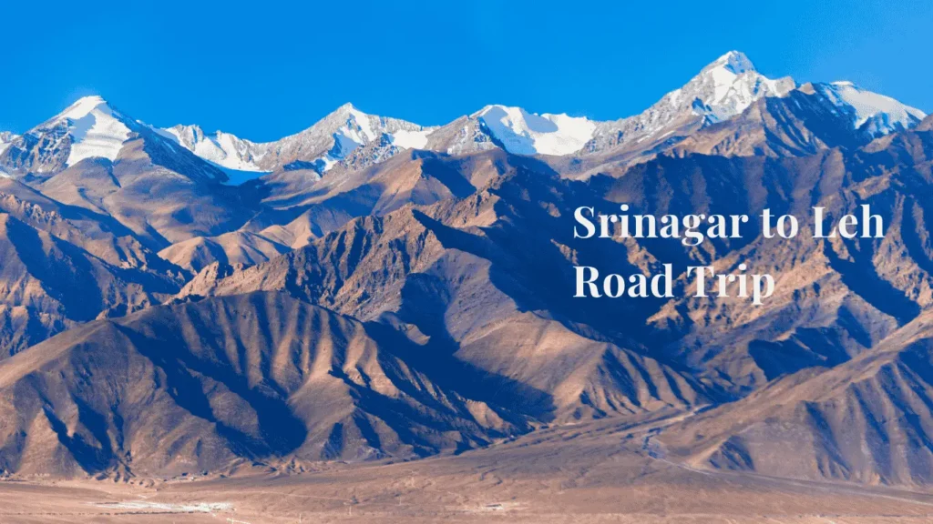 Srinagar to Leh road trip