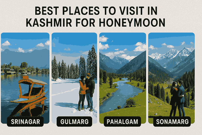 Top 10 honeymoon places in Kashmir