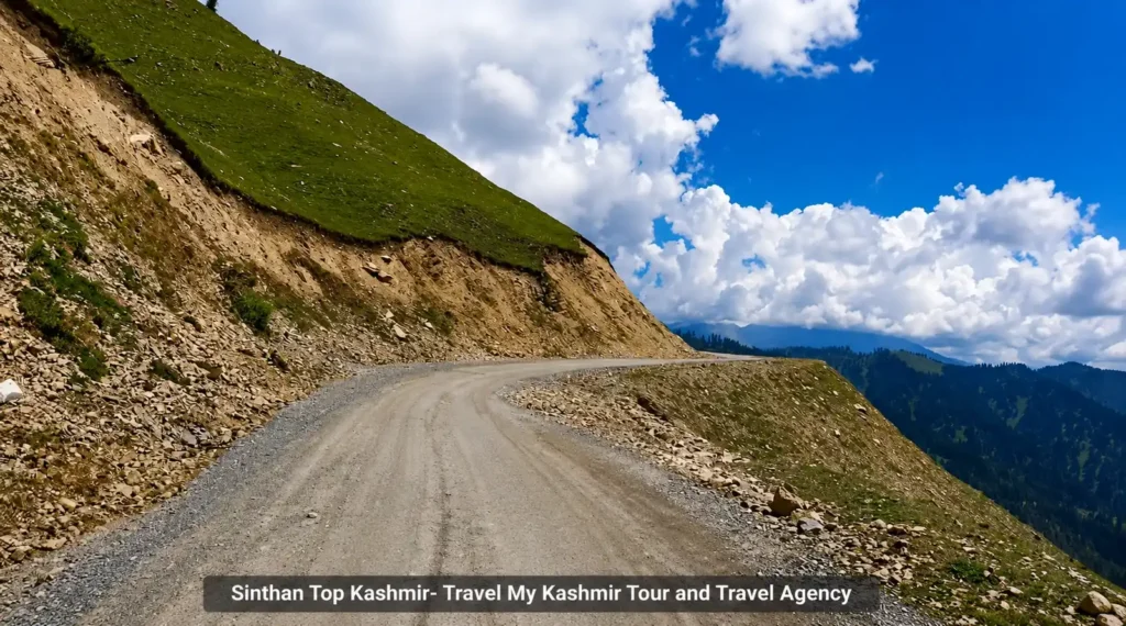 A view of Sinthan Top Road- Travel my Kashmir Tour and Travel Agency