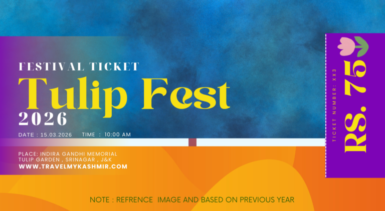 Tulip Garden Srinagar- Tulip Festival Kashmir