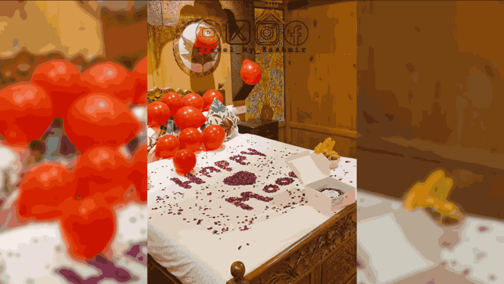Home decoration for Kashmir honeymoon