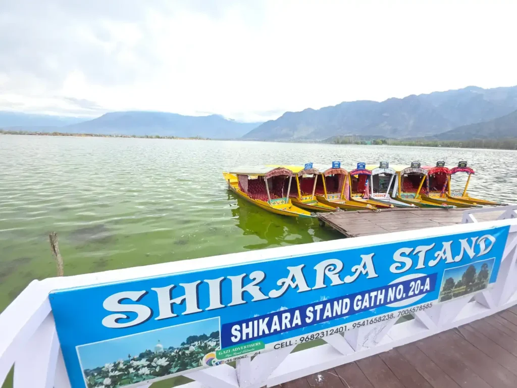 Shikara ride location- Shikara ride stand