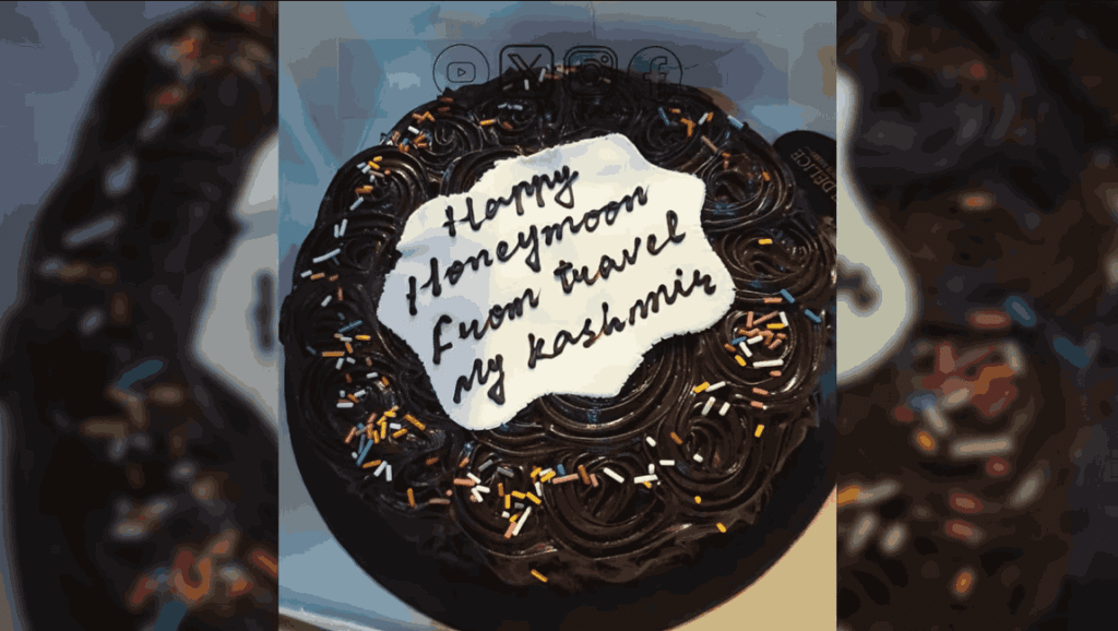 customized cake decoration -4 days 3 nights Kashmir honeymoon packages