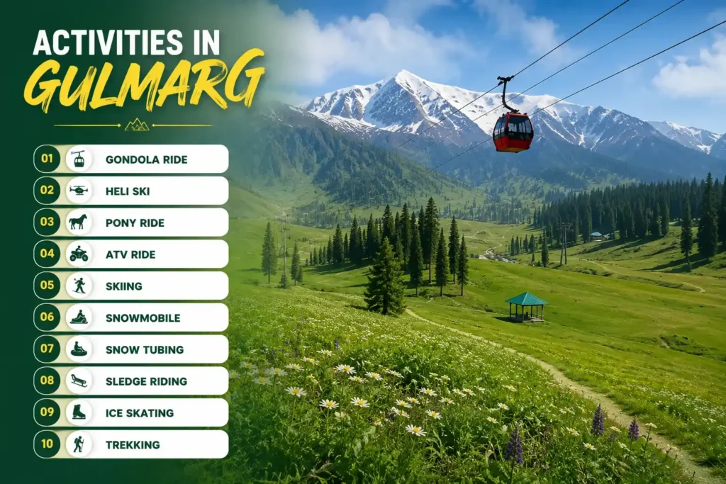 Activities in Gulmarg- Travel My Kashmir