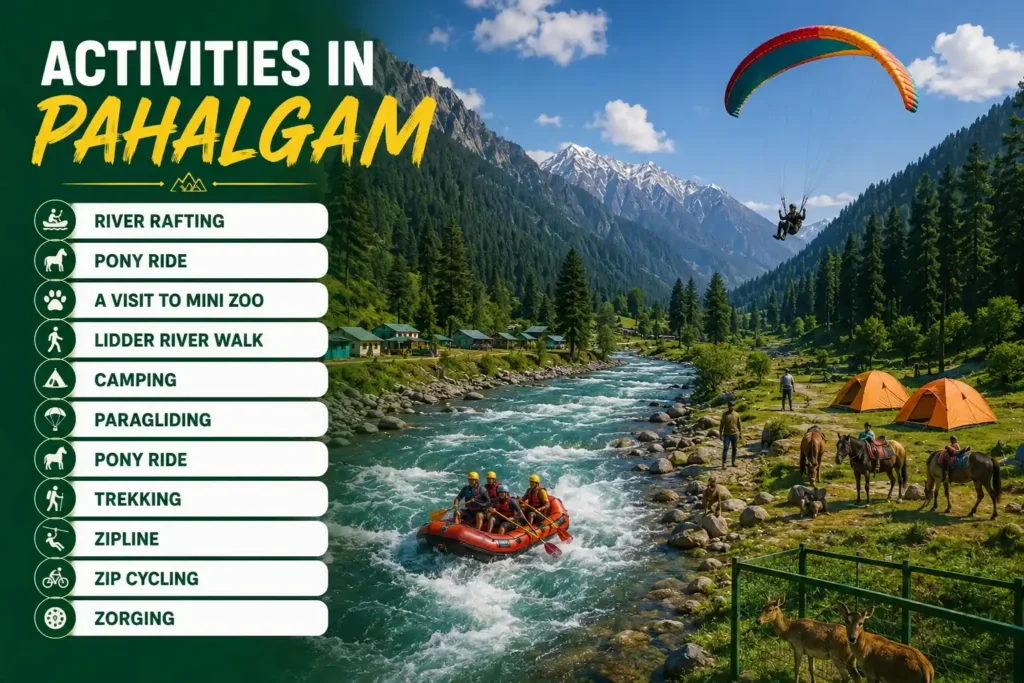Top Activities in Pahalgam