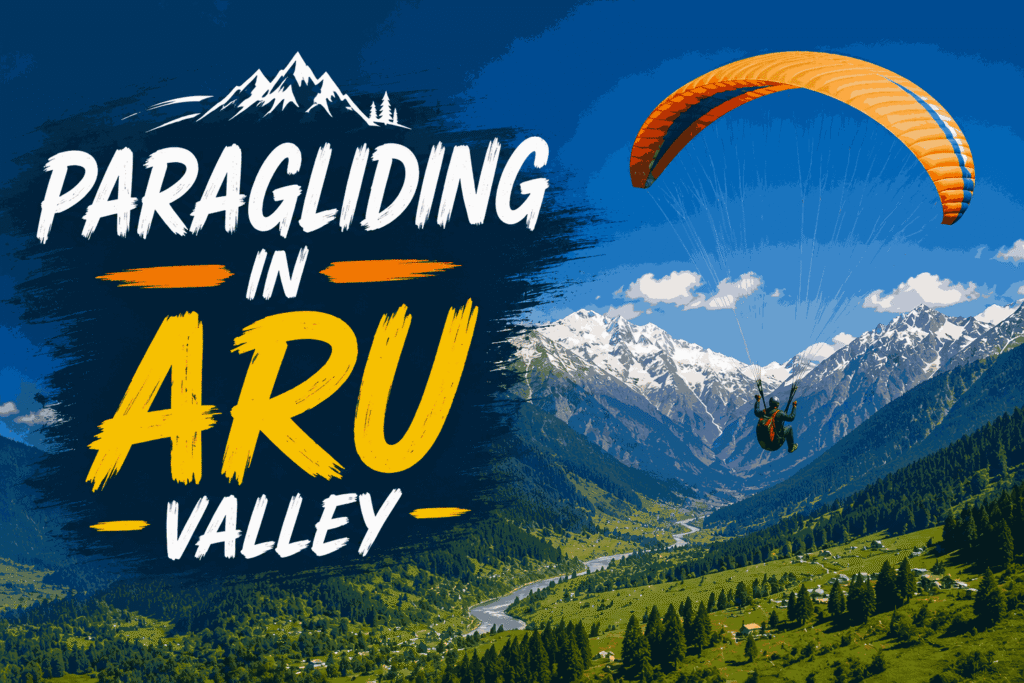 Activities to do in Pahalgam- Aru valley paragliding