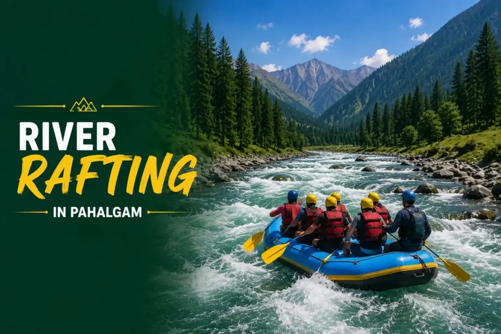 Activities to do in Pahalgam- River rafting