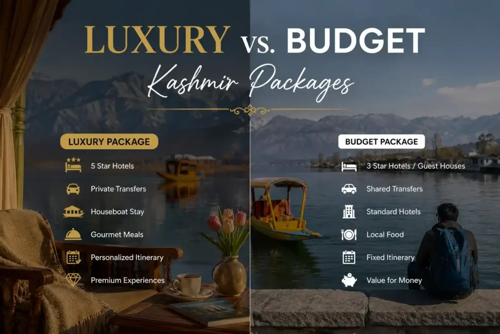 Luxury vs. Budget Kashmir Packages Which One Is Actually Right for You