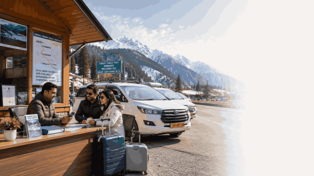 Sonmarg Union Taxi Stand Rates