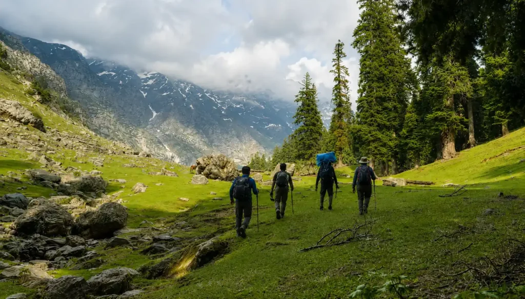 Tulian Lake Trek Track view