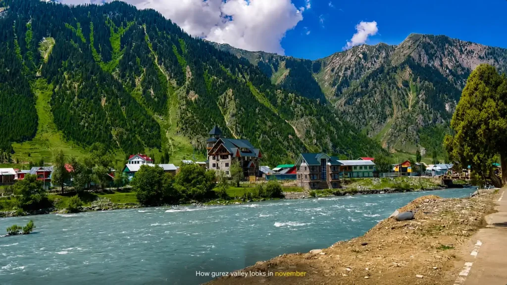 How gurez valley looks in November month- Kashmir in november travel guide