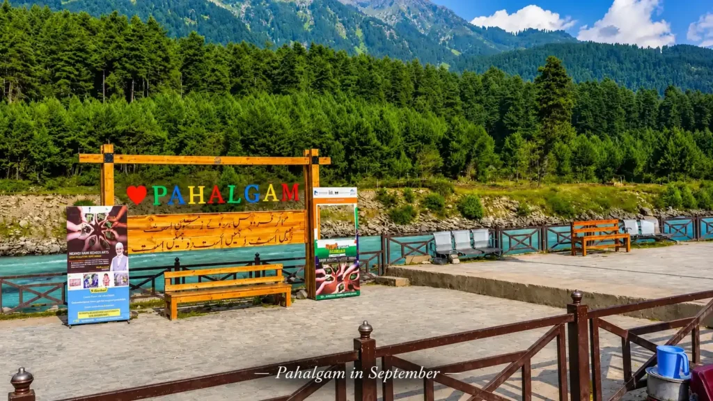 How pahalgam looks in September- Pahalgam view point