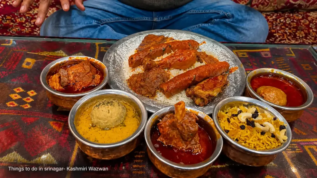 Things to do in Srinagar- Kashmiri Wazwan