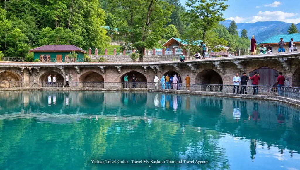 A beautiful view of Verinag Spring