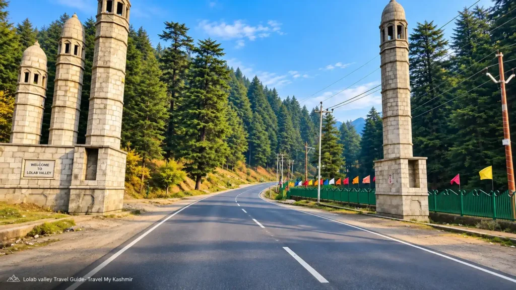 A view of the entry gate of Lolab valley Kupwara- Lolab valley Travel guide