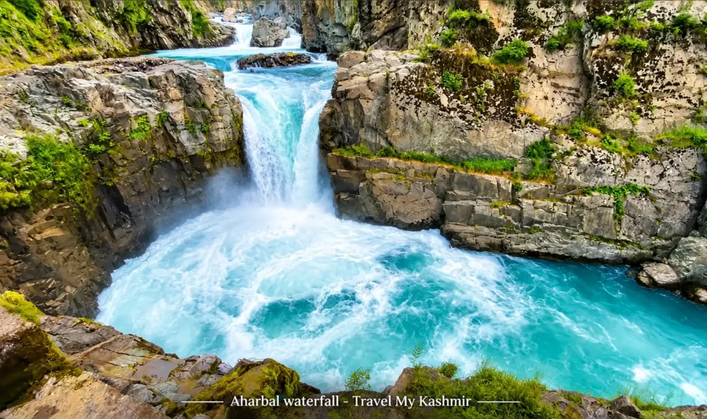 Aharbal Waterfall Tour guide- Travel My Kashmir Travel Agency
