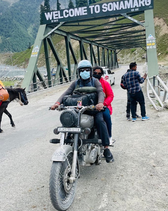 Bike rental Srinagar by Travel My Kashmir travel agency