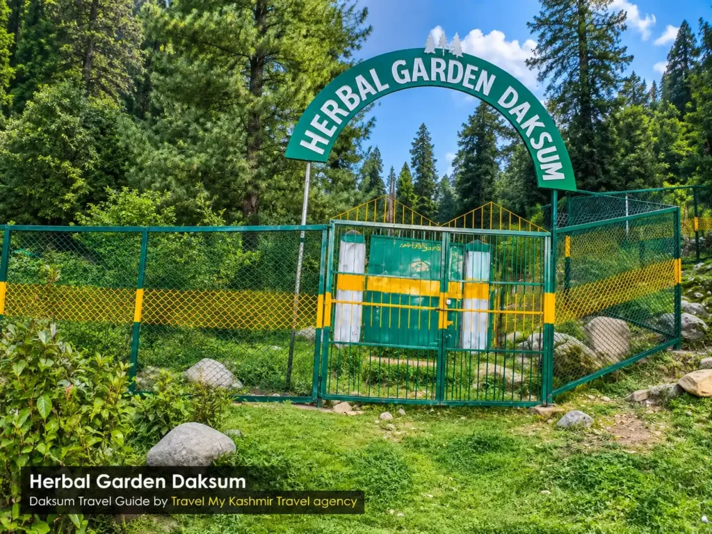 The entry gate of Herbal garden Daksum