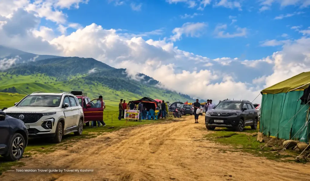 Tosa Maidan view point food stalls