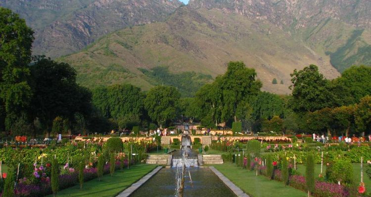 India - Srinagar - 023 - Nishat Bagh Mughal Gardens