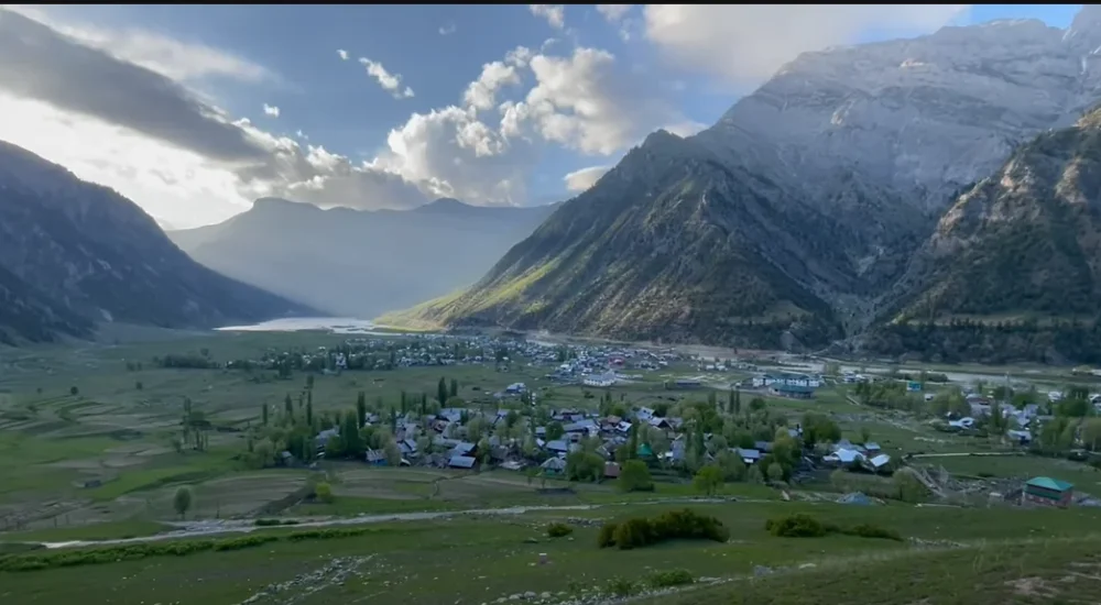 A view khandiyal village from Kahndiyal top- Travel MY Kashmir A view khandiyal village from Kahndiyal top- Travel MY Kashmir