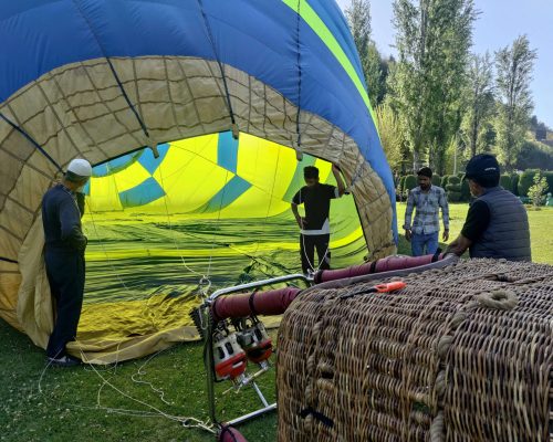 Hot air balloon Srinagar 2023