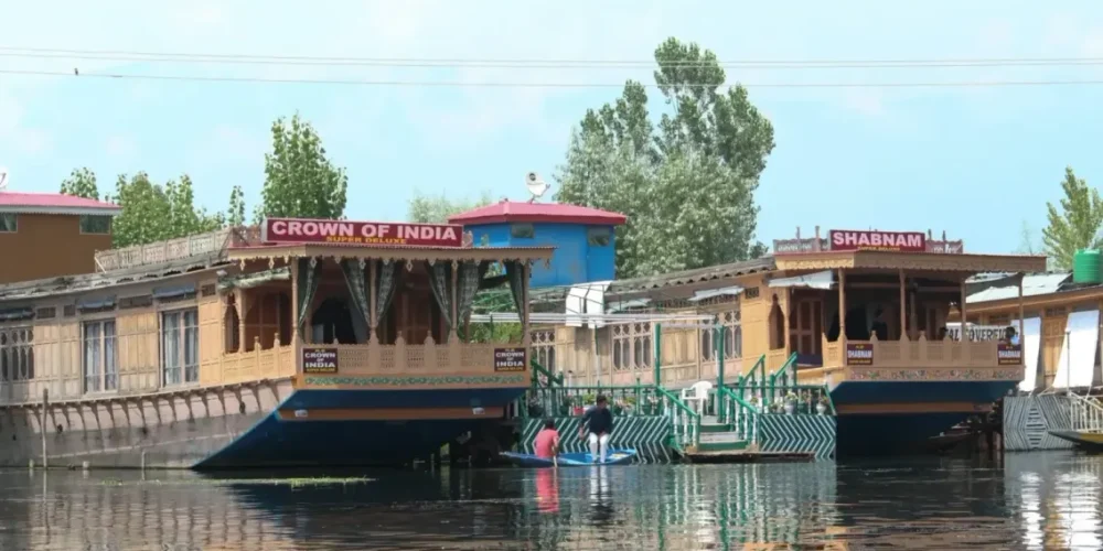 Houseboats in Srinagar