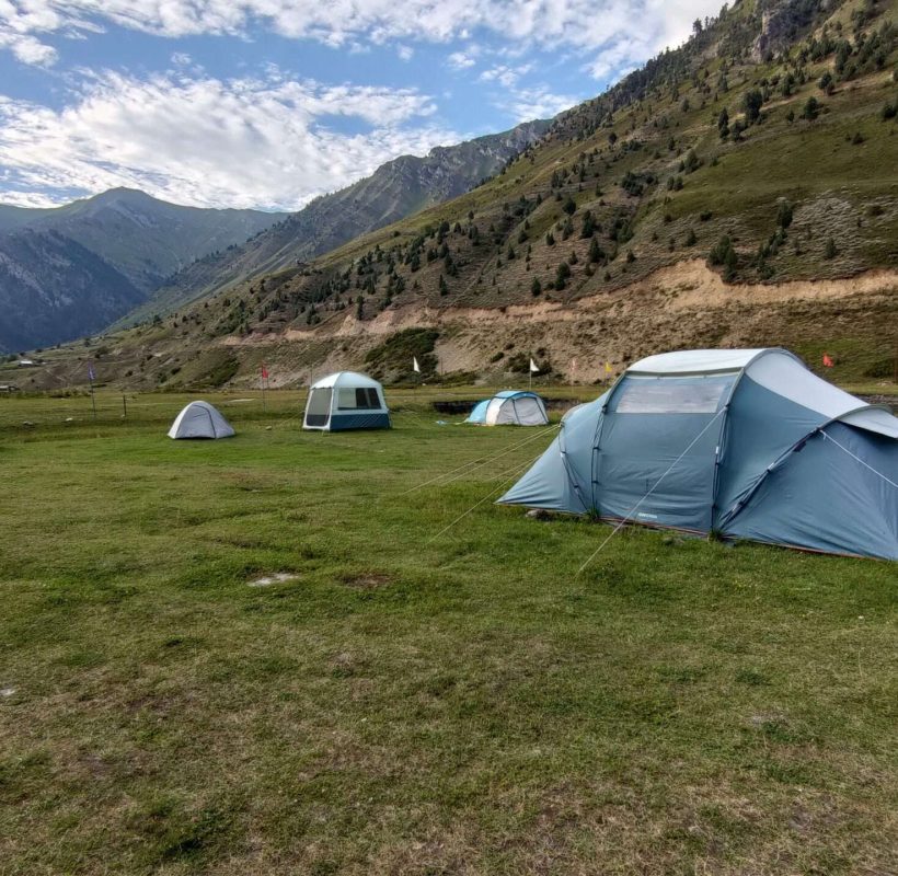 Gurez tent Kishenganaga Gurez Valley Kashmir