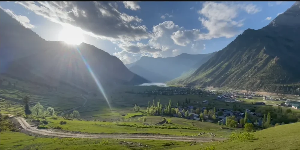 Sunset view from Khandiyal top gurez valley- Travel My Kashmir Sunset view from Khandiyal top gurez valley- Travel My Kashmir